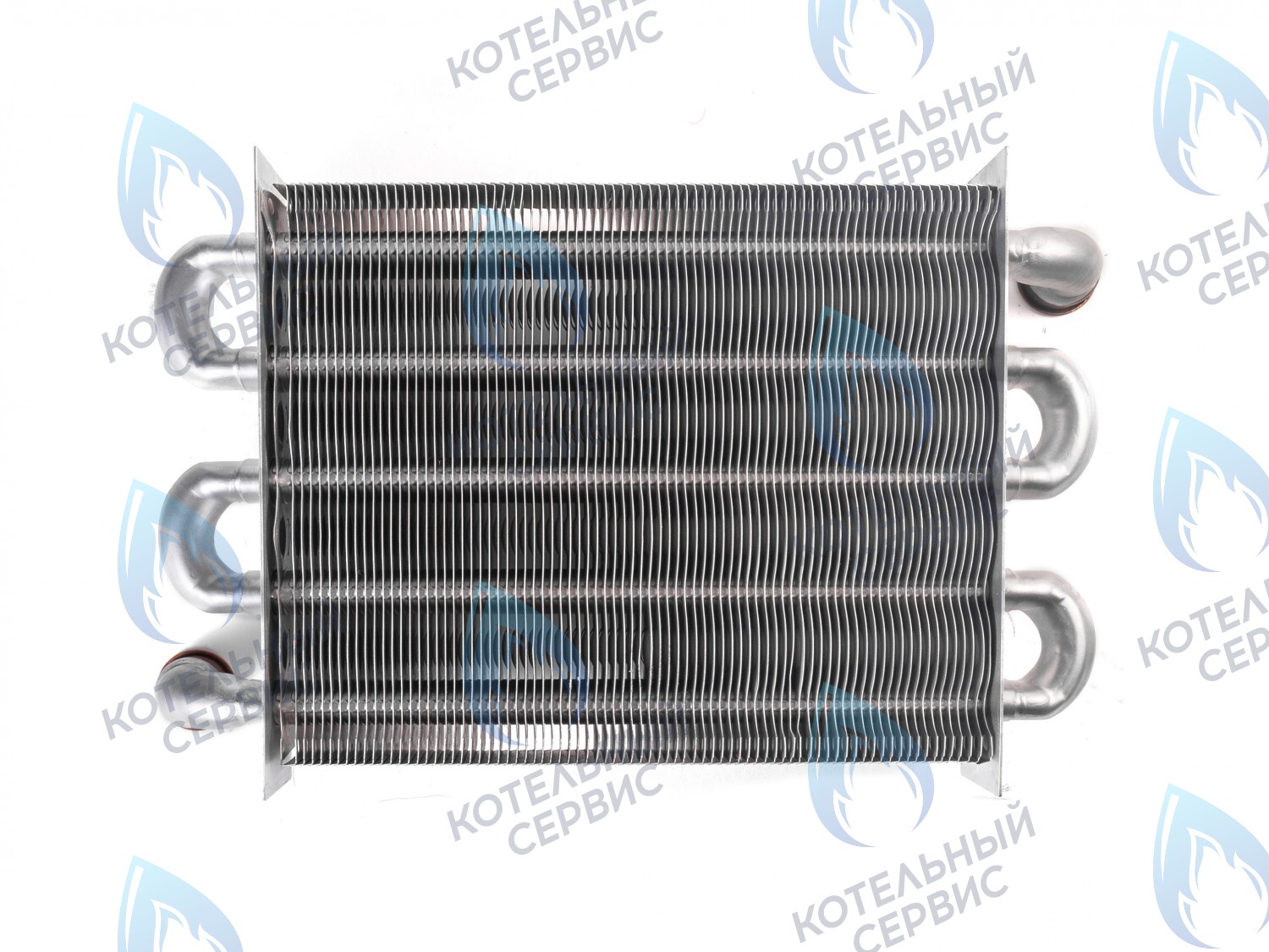 398615500 Теплообменник первичный (основной) (крепление - клипсы) Ferroli Fortuna Pro F13-F24 (398002570,398615500) в Санкт-Петербурге