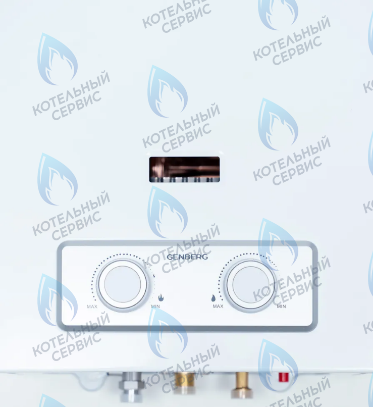 510.01 Газовый водонагреватель проточный GENBERG PIEZO 10л, (белый) в Санкт-Петербурге