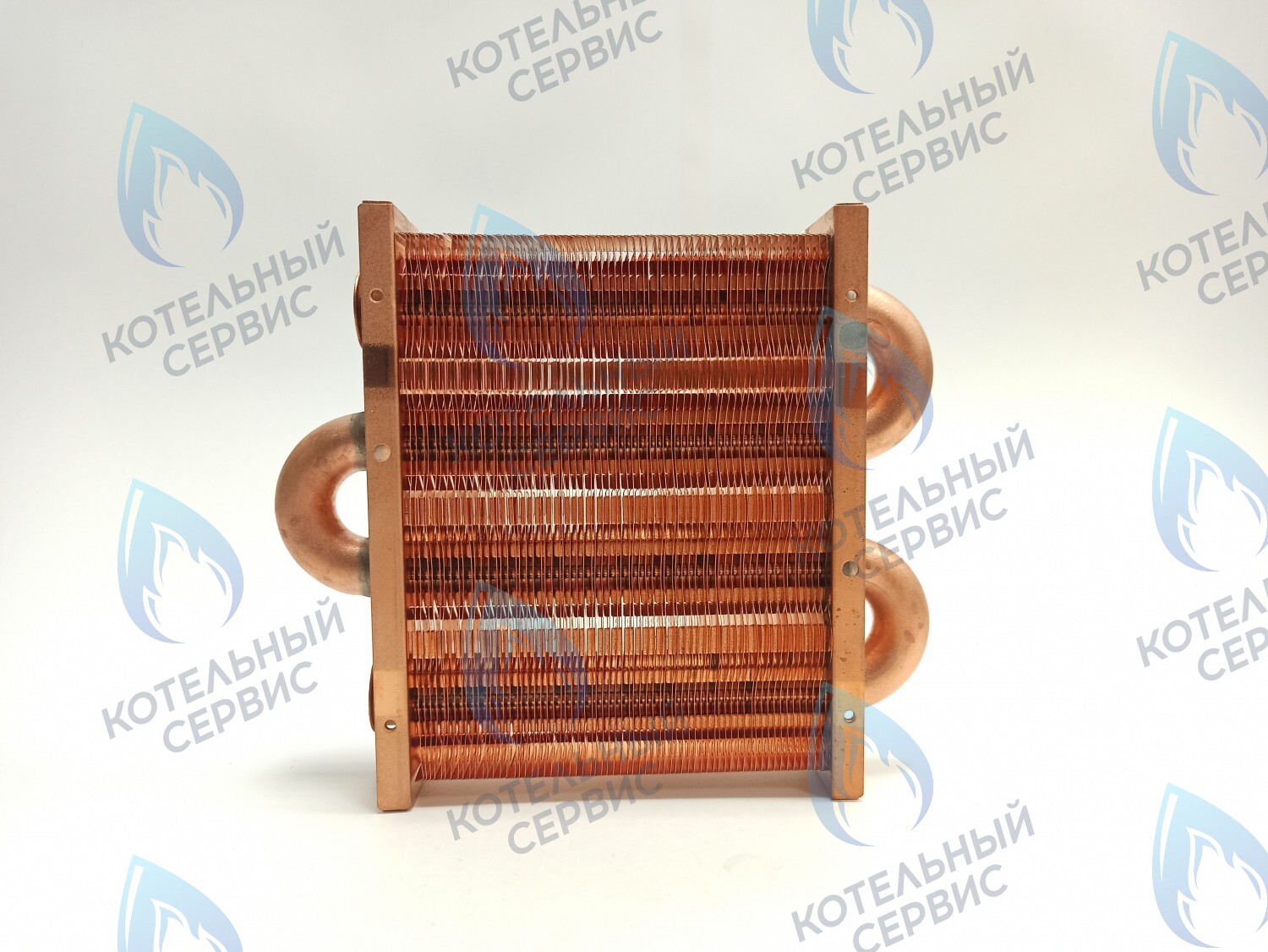EM021-142-02 Теплообменник первичный основной (без фитингов) 142мм 67 FIN (100 HSG/ICH/MSC) DAEWOO в Санкт-Петербурге