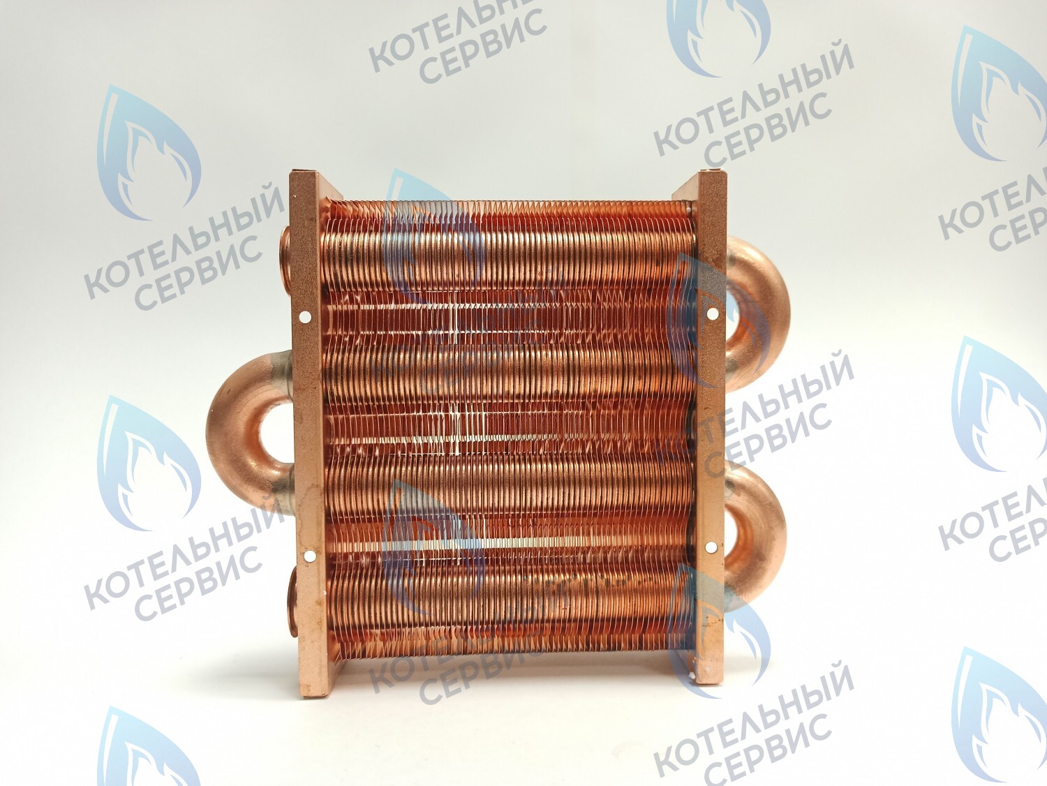 EM021-142-02 Теплообменник первичный основной (без фитингов) 142мм 67 FIN (100 HSG/ICH/MSC) DAEWOO в Санкт-Петербурге