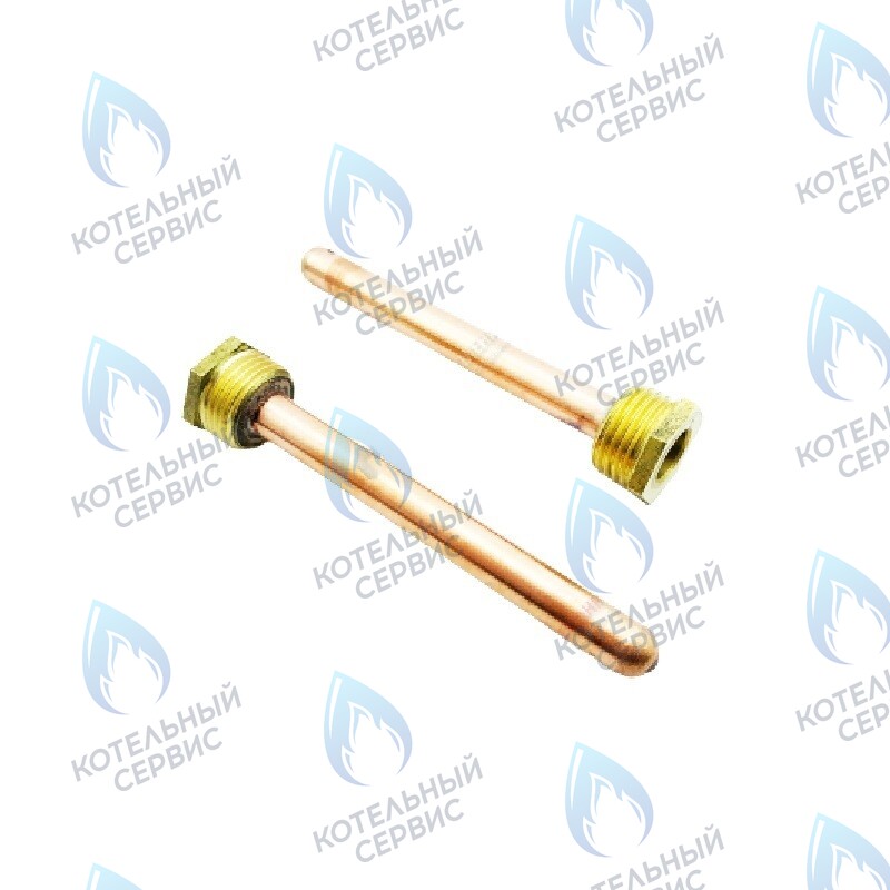 SC005 Стакан-гильза медный котловой малый, наружная резьба 1/2"G в Санкт-Петербурге