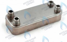 Теплообменник ГВС вторичный 16 пластин VAILLANT TURBO MAX VUW