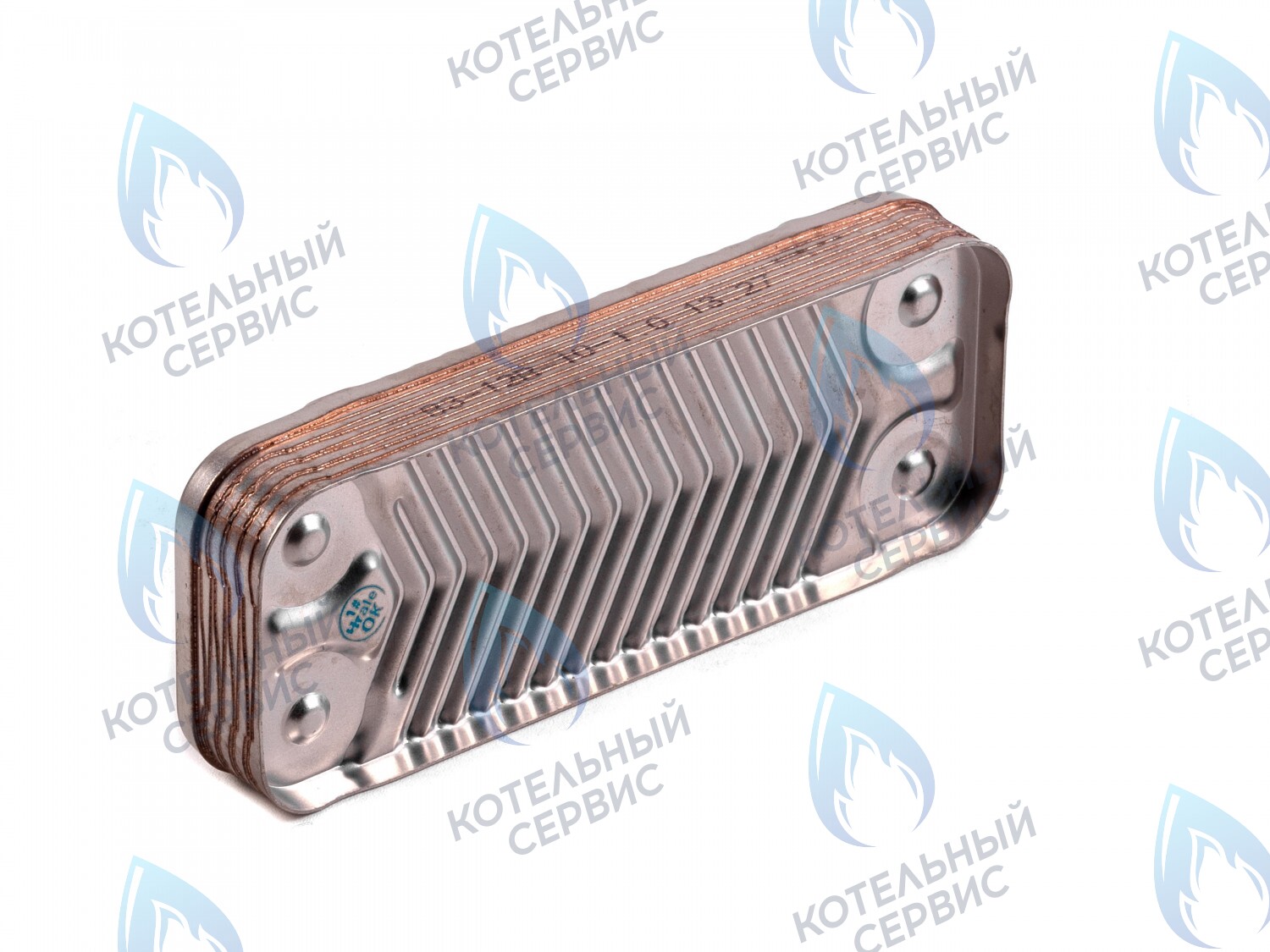 02-4015 Теплообменник вторичный (ГВС) GAZECO 18 T2 (с 05.2016 г.) в Санкт-Петербурге