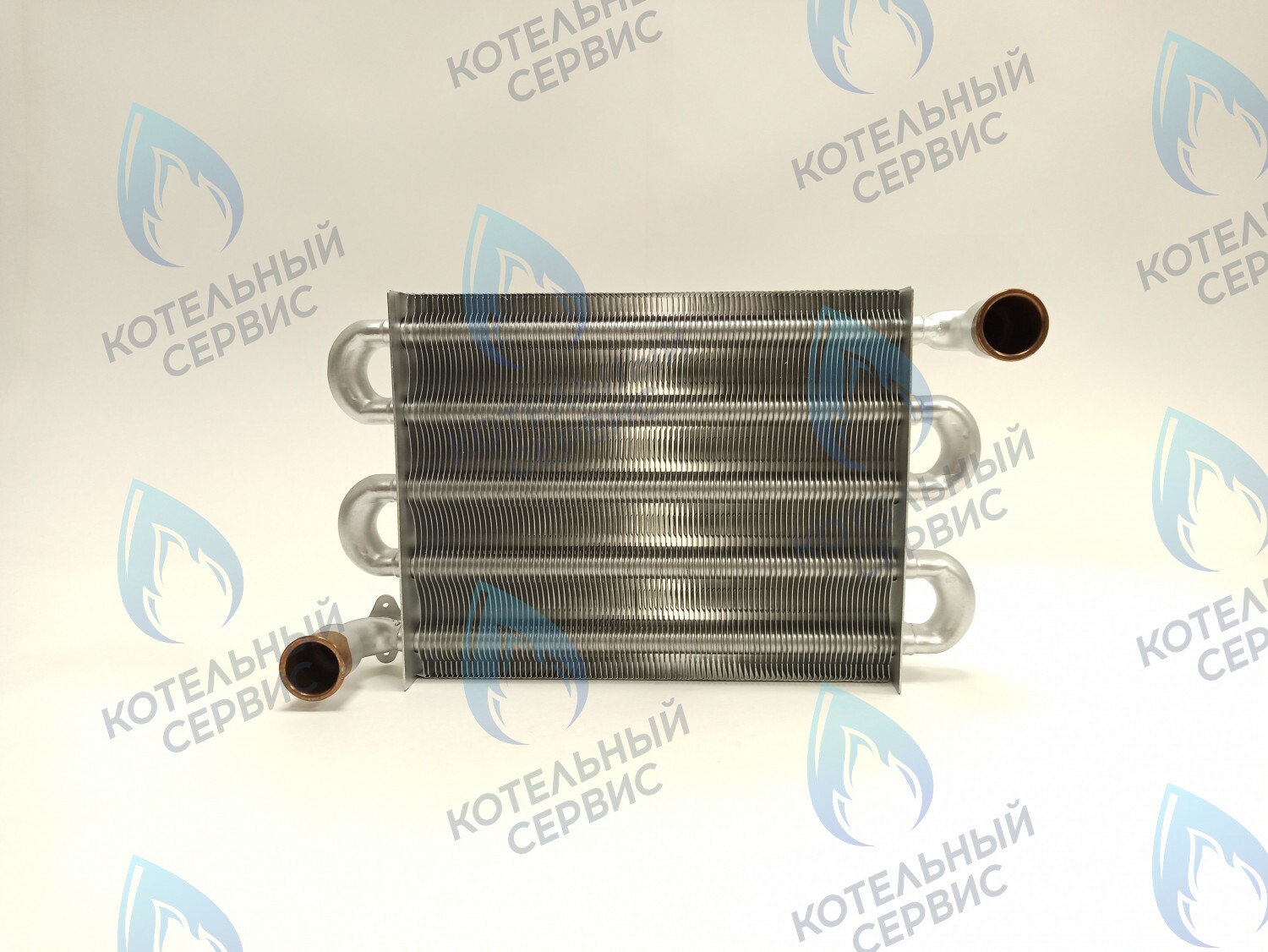 EM044-225F88 Теплообменник первичный 225мм 88 FIN (20кВт/24кВт) KoreaStar Bravo K (KS90299222), Alpenhoff Baden (15199222), Ferroli Fortuna Special (NG), Royal Thermo MC 24кВт (AA07000032) в Санкт-Петербурге