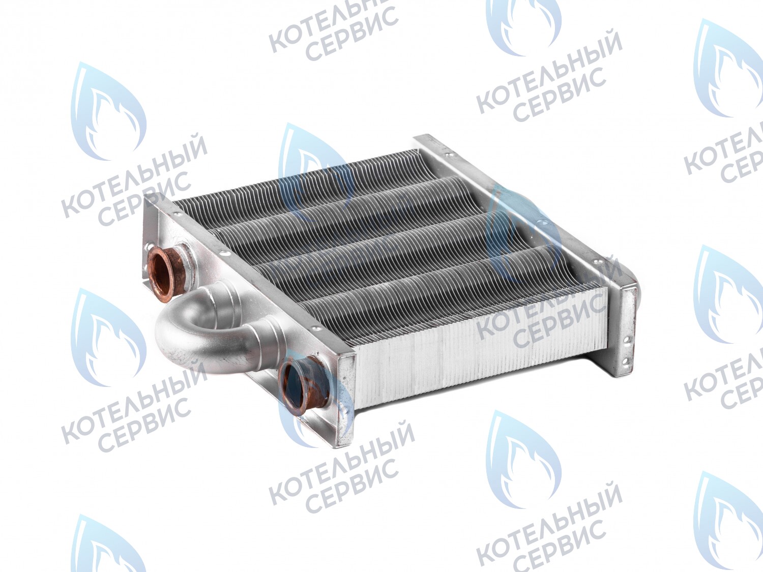 EM021-142 Теплообменник отопления без фитингов (142 мм) 67 FIN (100 HSG/ICH/MSC) DAEWOO в Санкт-Петербурге