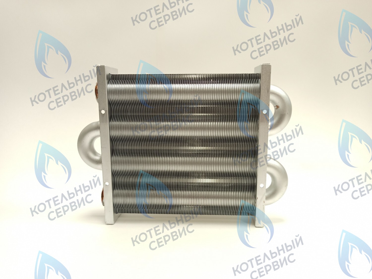 EM021-180 Теплообменник первичный основной (без фитингов) 180мм 85 FIN (130-200 HSG/ICH/MSC) (3318108610, 3318108640) DAEWOO в Санкт-Петербурге