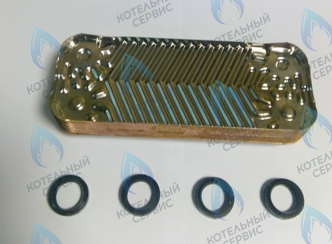 R8036 Теплообменник вторичный 12 пластин для котлов Beretta в Санкт-Петербурге