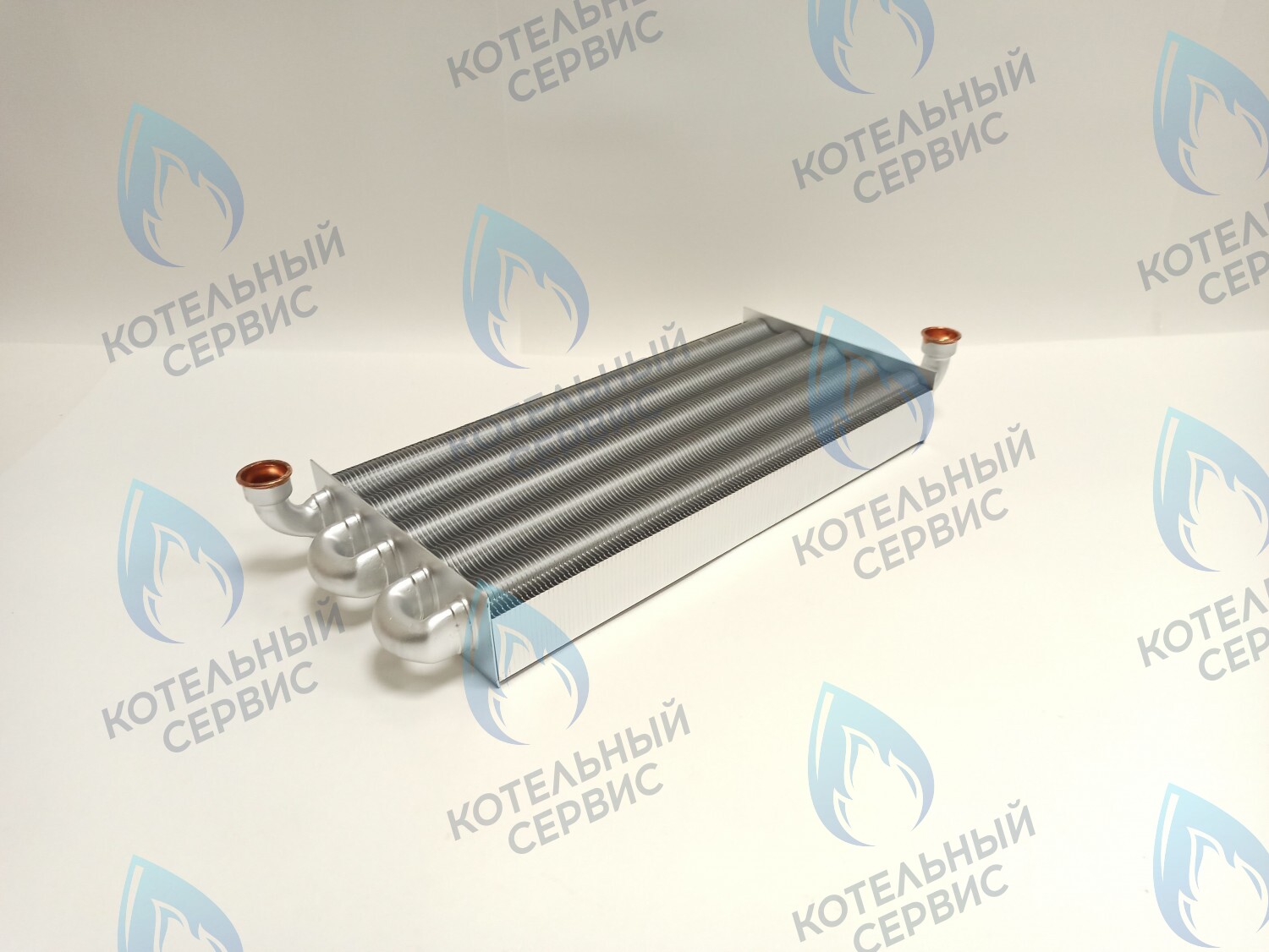 EM042-380 Теплообменник первичный (основной) (крепление - клипсы) FERROLI FORTUNA PRO (902603890) в Санкт-Петербурге