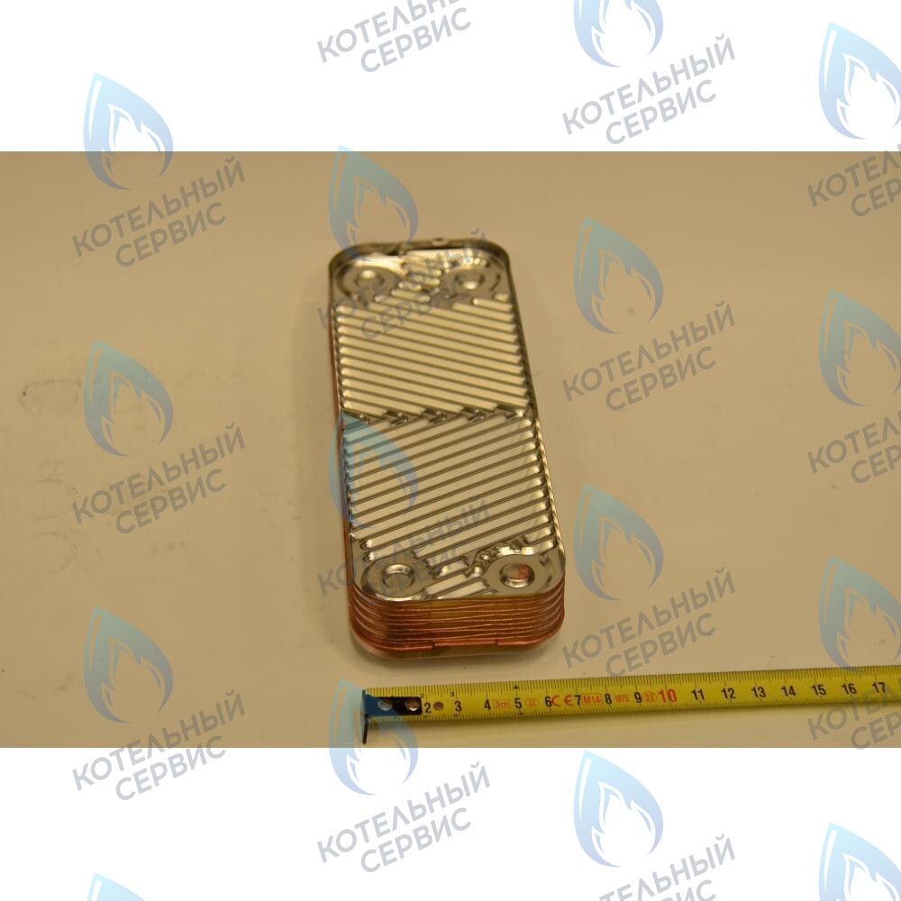 711612600 Теплообменник вторичный ГВС (другой тип) BAXI ECO (3, FOUR) 10 пластин в Санкт-Петербурге