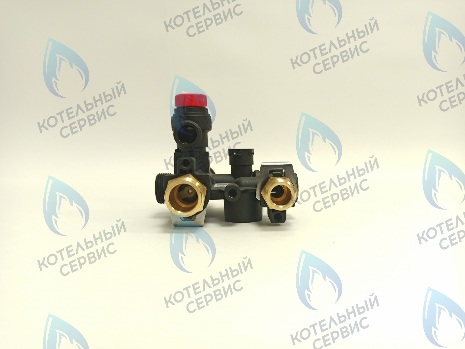 NUM00007 Гидроблок (левый) с картриджем трехходового крана (пластиковый) LIGHT 12кВт-24кВт, VARME 12кВт-18кВт (HH005B) FEDERICA BUGATTI в Санкт-Петербурге