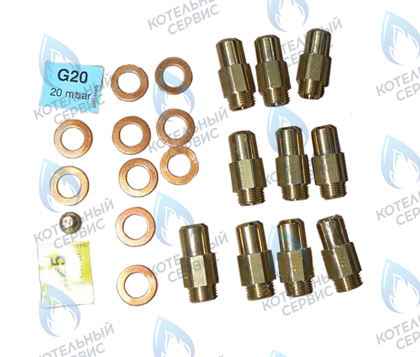 39825110 Форсунки (комплект) KIT 10 UG.3,50 EL (34009280) FERROLI в Санкт-Петербурге