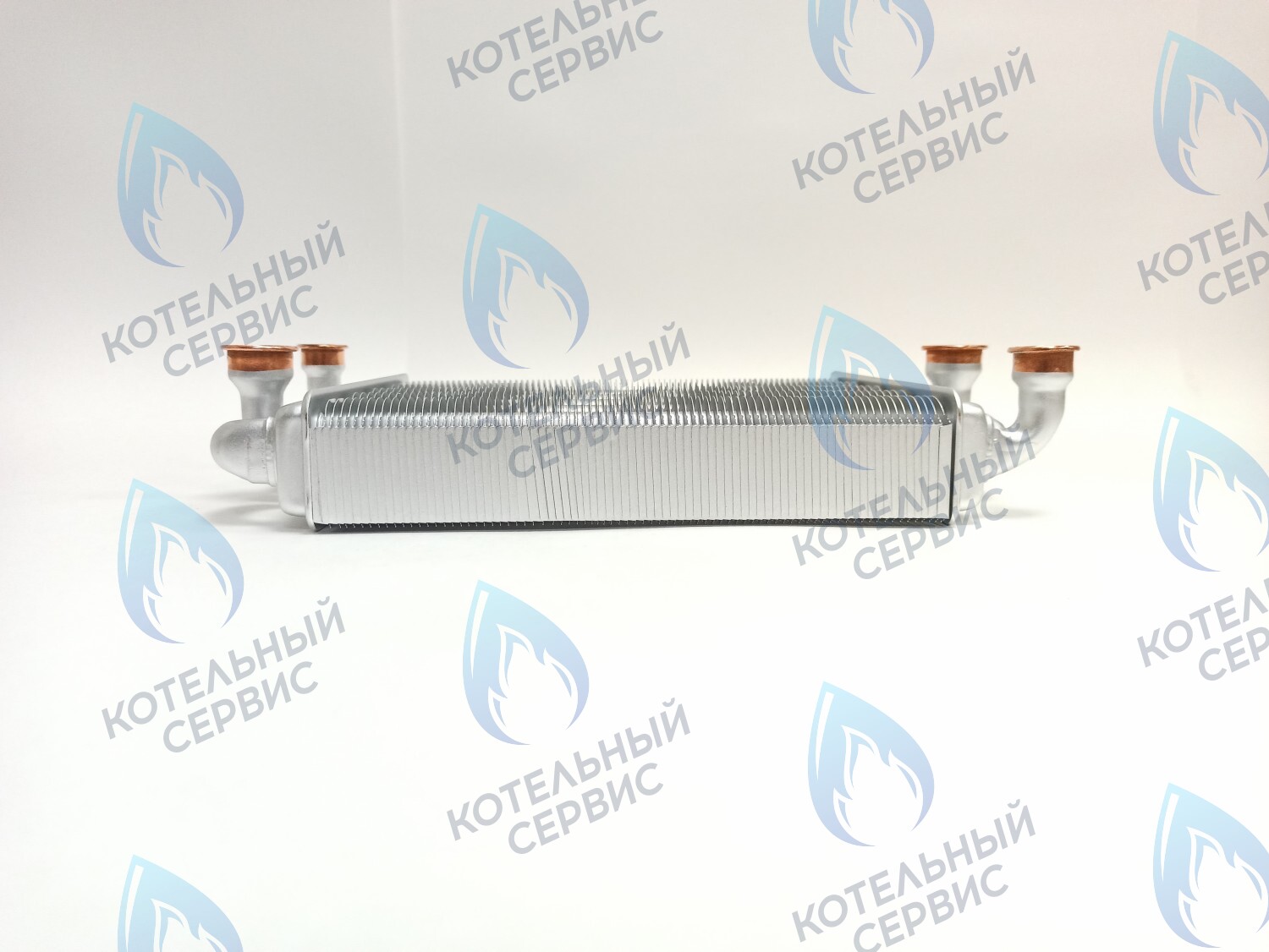 EB041-230 Битермический теплообменник (правильный размер) FERROLI DOMINA F 11-20 N, DOMIproject F 24 D (39837660, 39837665, 37405340) в Санкт-Петербурге