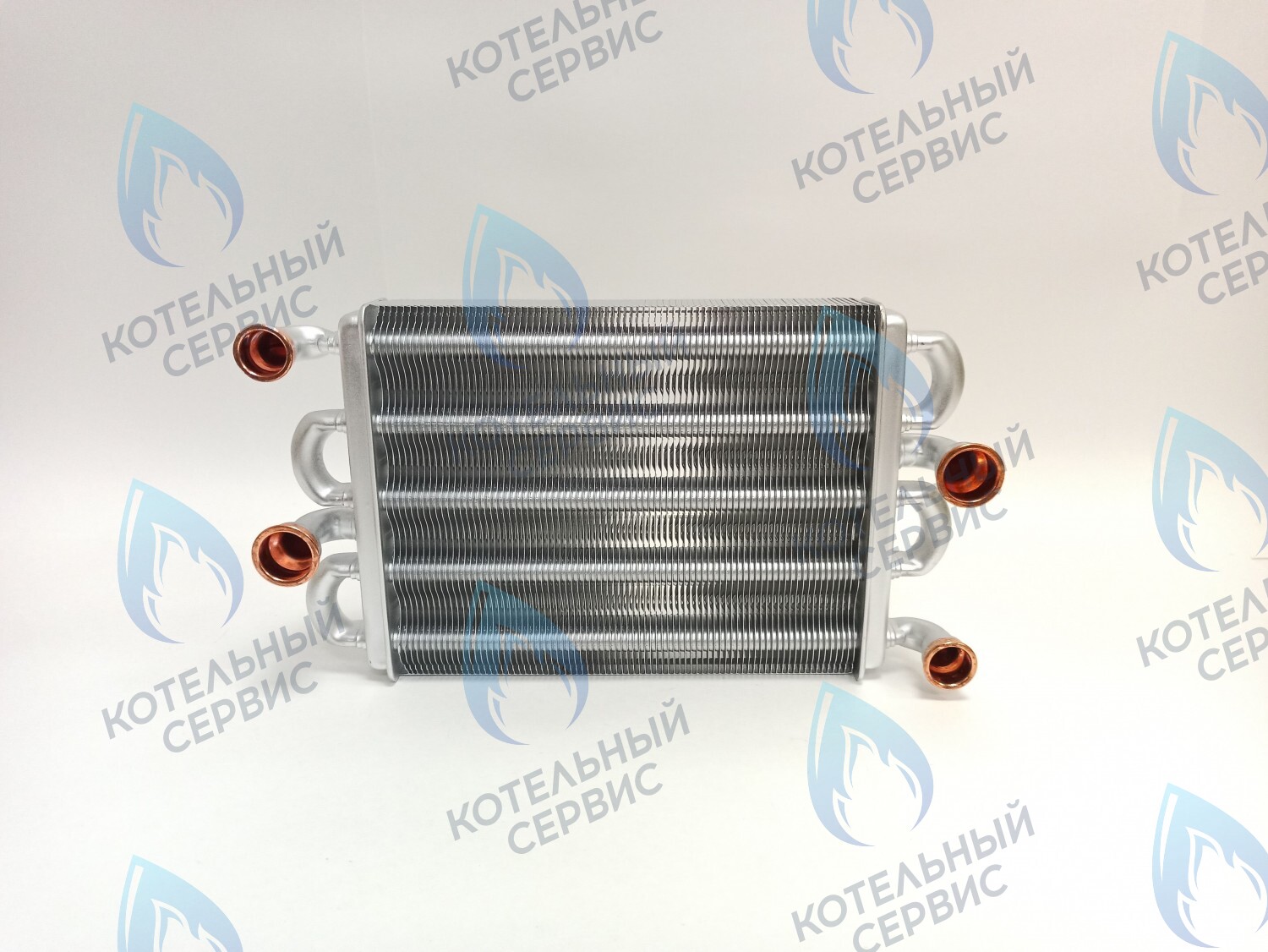 EB041-230 Битермический теплообменник (правильный размер) FERROLI DOMINA F 11-20 N, DOMIproject F 24 D (39837660, 39837665, 37405340) в Санкт-Петербурге