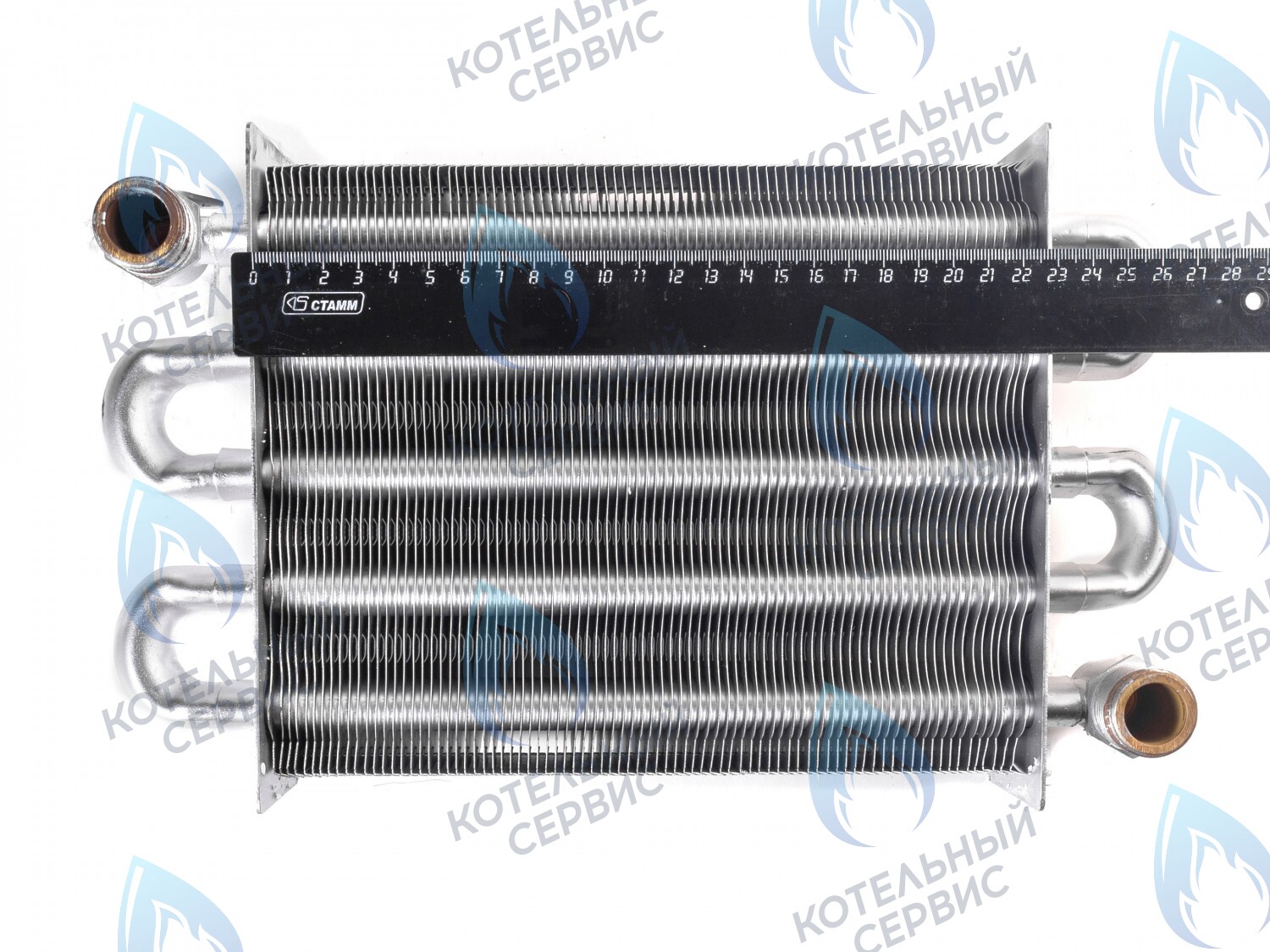 398063900 Теплообменник первичный (основной) (крепление - резьба) FERROLI в Санкт-Петербурге