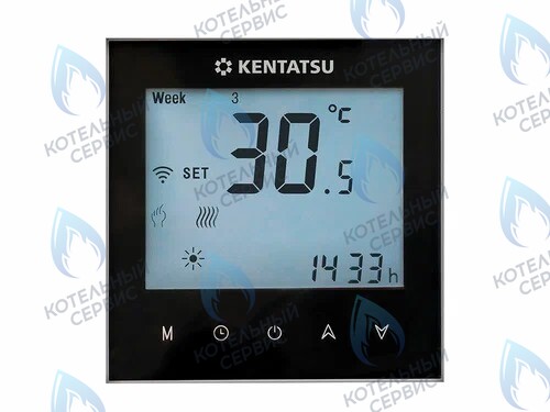 KCB-01GC Комнатный термостат сенсорный WI-FI KENTATSU (чёрный) в Санкт-Петербурге