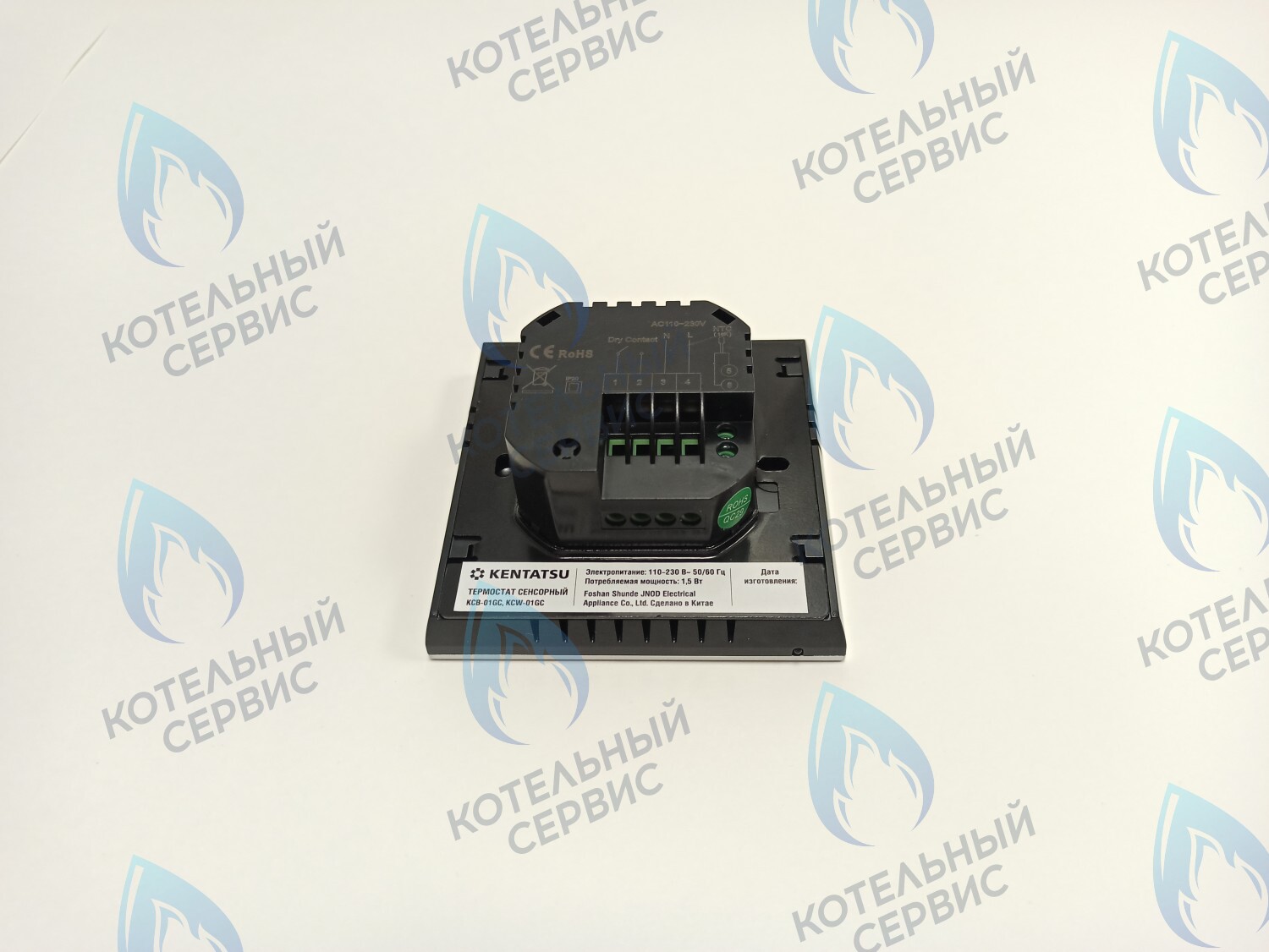 KCB-01GC Комнатный термостат сенсорный WI-FI KENTATSU (чёрный) в Санкт-Петербурге