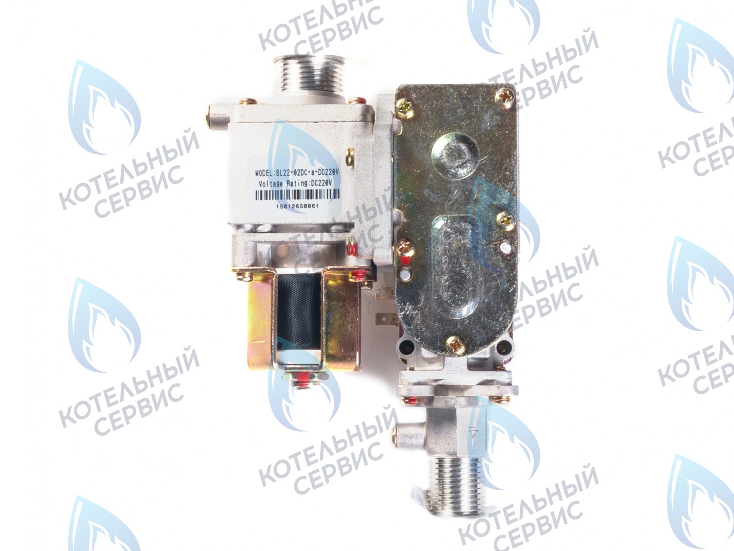 GV007 Газовый клапан (электронная регулировка) BL22-02DC-DC220V Подключение 1/2 FERROLI (398000090,46560120), KoreaStar (KS90264100),Thermex в Санкт-Петербурге