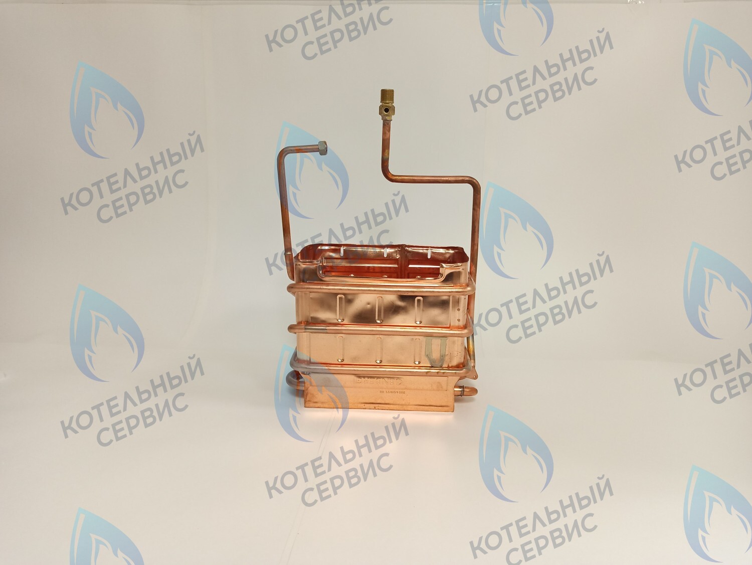GHE01 Медный теплообменник для газовой колонки Genberg Премиум в Санкт-Петербурге