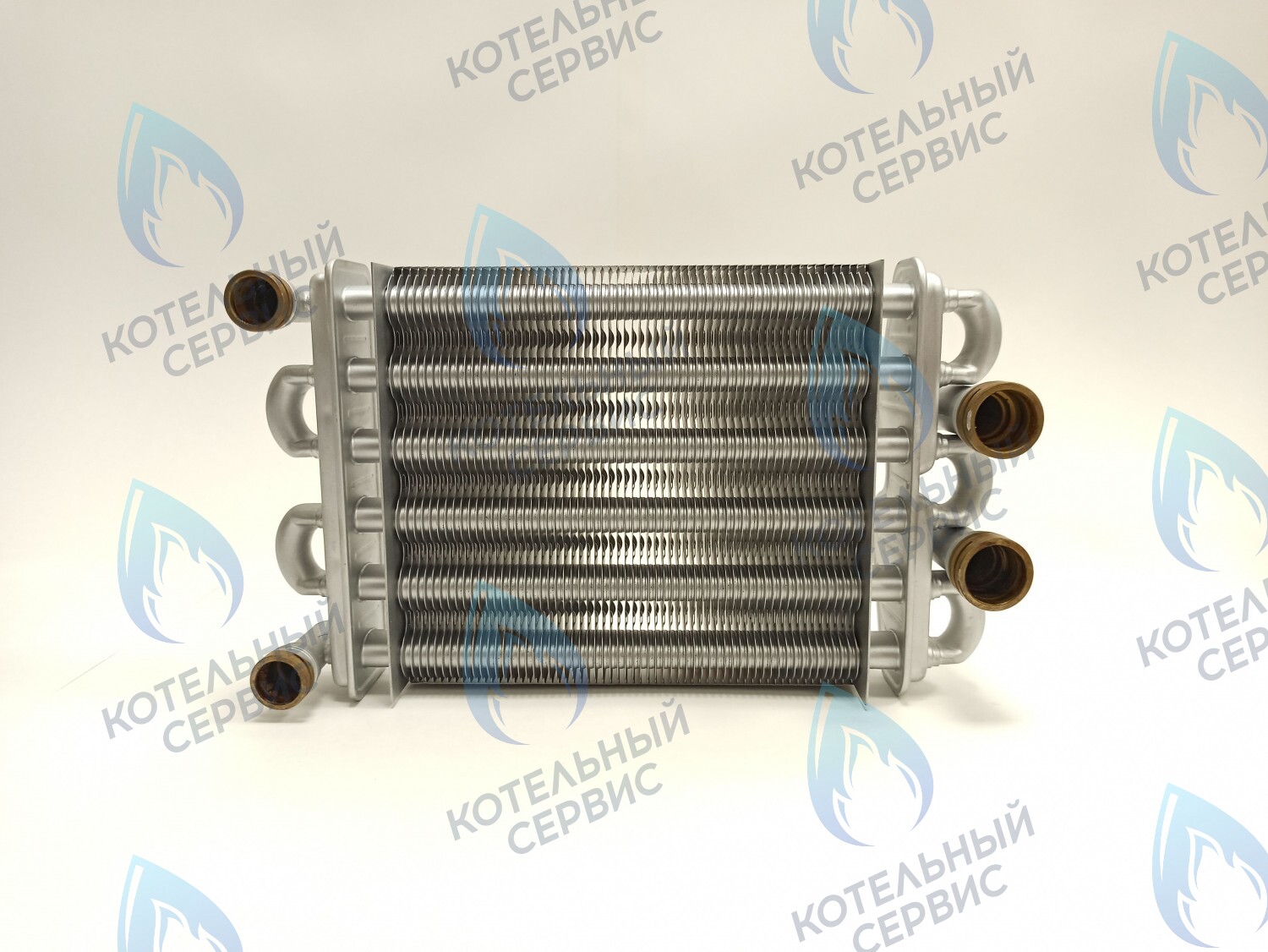 02-4011 Теплообменник битермический 198мм GAZECO 18-T1/C1 (с 05.2016) в Санкт-Петербурге