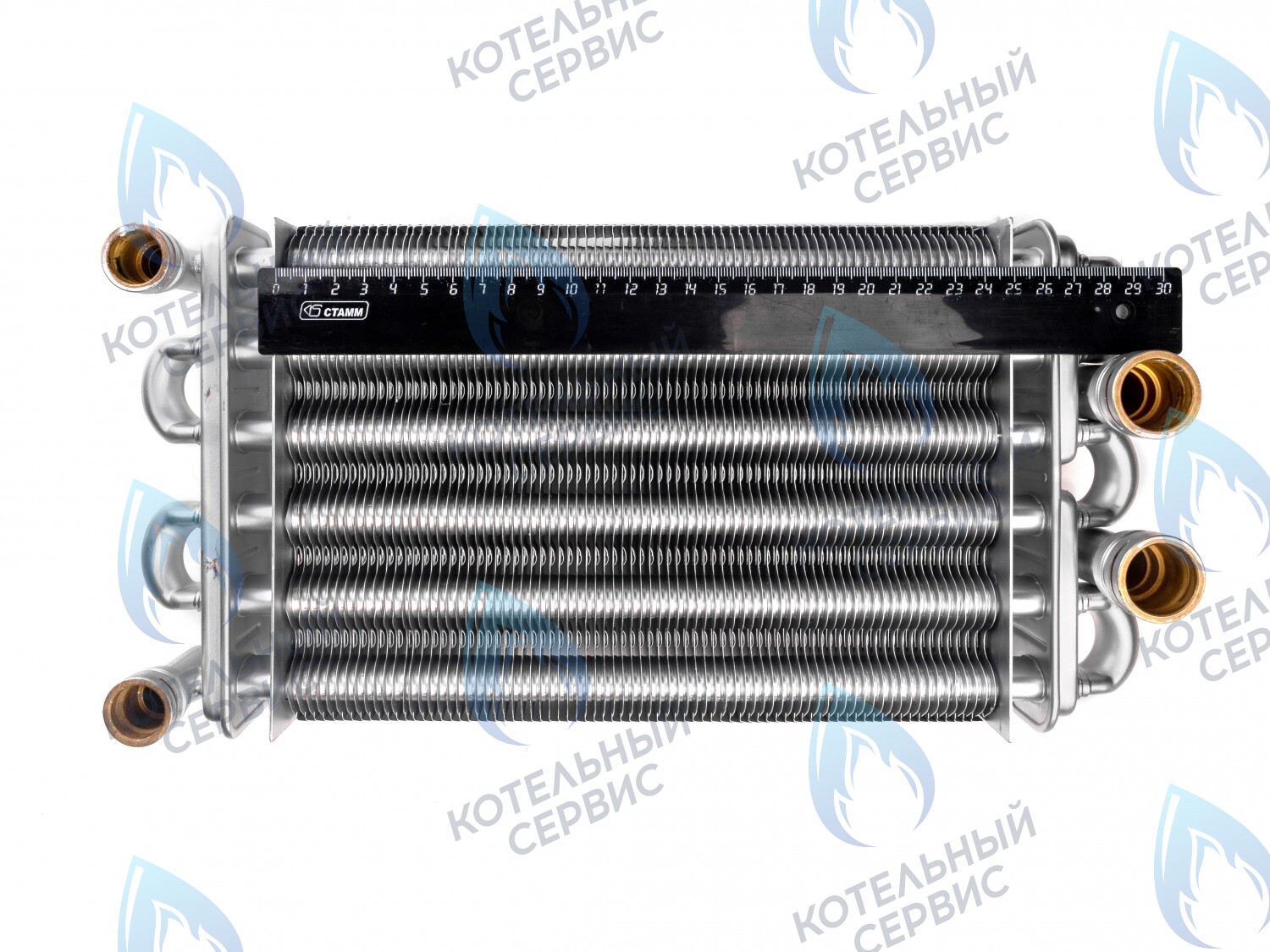 02-4013 Теплообменник битермический 252мм 24-T1/C1 GAZECO (с 05.2016 г.) в Санкт-Петербурге