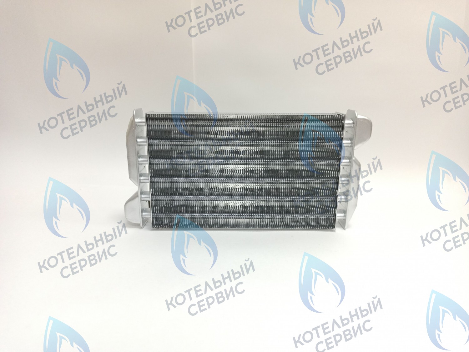 EM001-295 Теплообменник первичный основной 295мм (с клипсой датчика перегрева) подходит для  Baxi Eco 3, Luna 3, Luna Comfort 240 i-Fi 620860/5681190, Westen Star Digit 240 i-Fi, Hi-Therm OPTIMUS 36кВт в Санкт-Петербурге