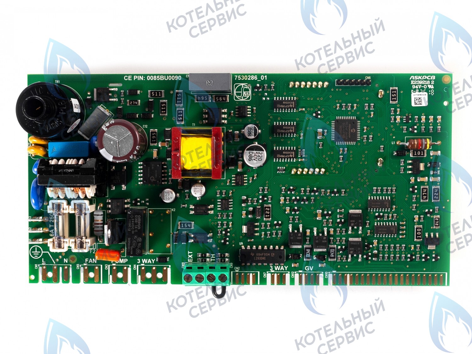 CB012-BEFORE-2017 Плата управления BOSCH (GAZ 6000) WBN6000  / WBN2000 (до 01.06.2017, первая кнопка "назад")  =<FD753  (87186496770, 87186477330) в Санкт-Петербурге