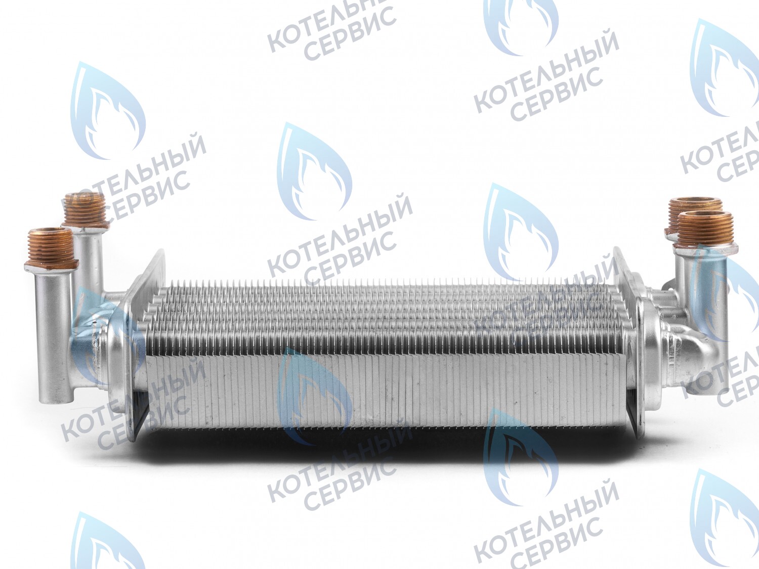 EB044-230 Теплообменник битермический 230мм 223мм (наружный-внутренний) KoreaStar Ace 24 (KS90263870), Ferroli Domina PRO 24 (398063870) в Санкт-Петербурге