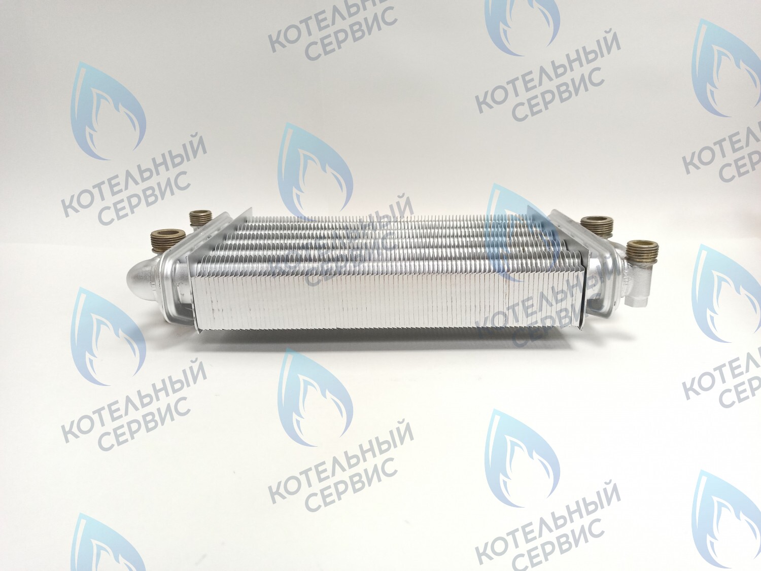 EB051-270 Битермический теплообменник FONDITAL, NOVA FLORIDA, ALPHATHERM,  PROTHERM (в комплекте есть заглушка для одного отверстия) 6SCAMBIM03, 0020025297 в Санкт-Петербурге