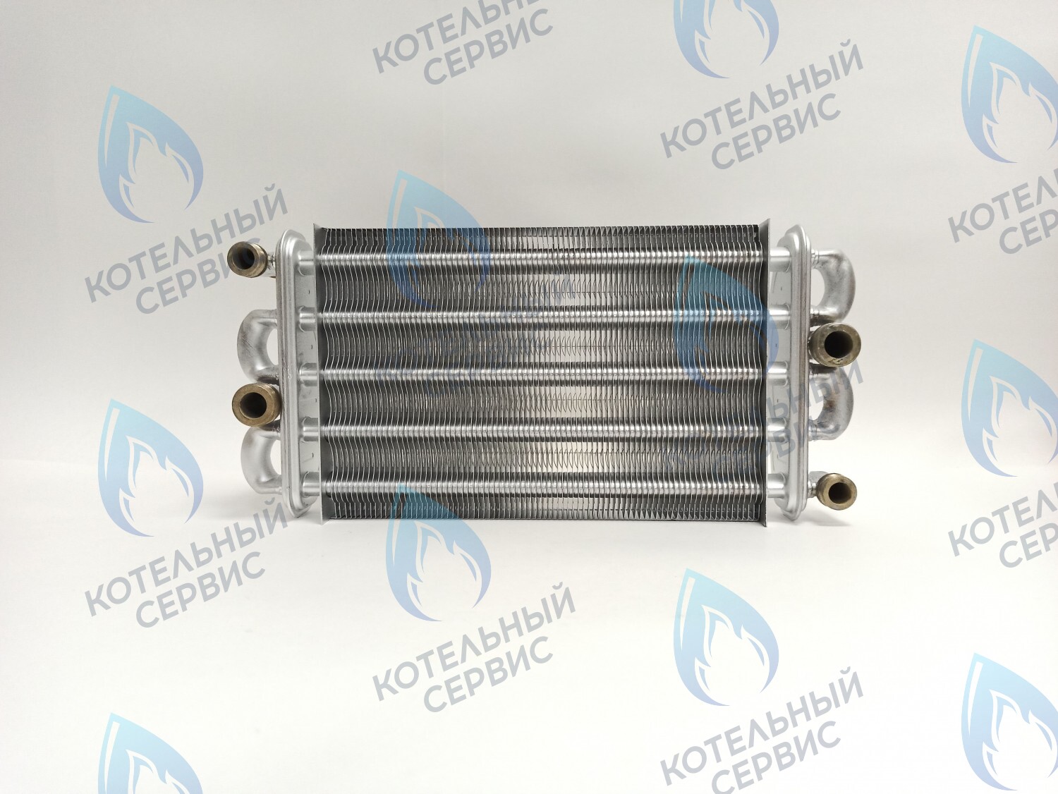 EB051-270 Битермический теплообменник FONDITAL, NOVA FLORIDA, ALPHATHERM,  PROTHERM (в комплекте есть заглушка для одного отверстия) 6SCAMBIM03, 0020025297 в Санкт-Петербурге