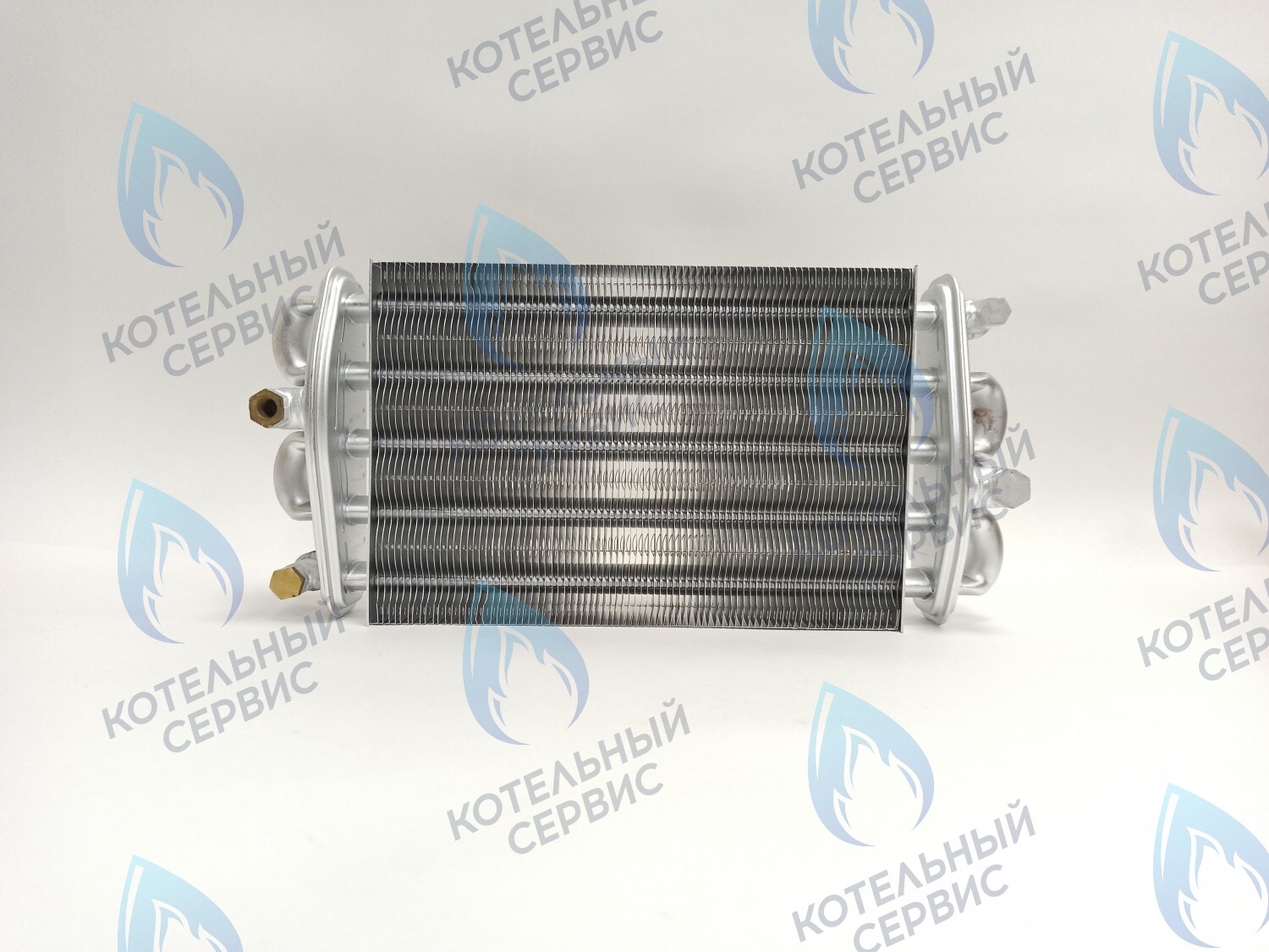 EB051-270 Битермический теплообменник FONDITAL, NOVA FLORIDA, ALPHATHERM,  PROTHERM (в комплекте есть заглушка для одного отверстия) 6SCAMBIM03, 0020025297 в Санкт-Петербурге