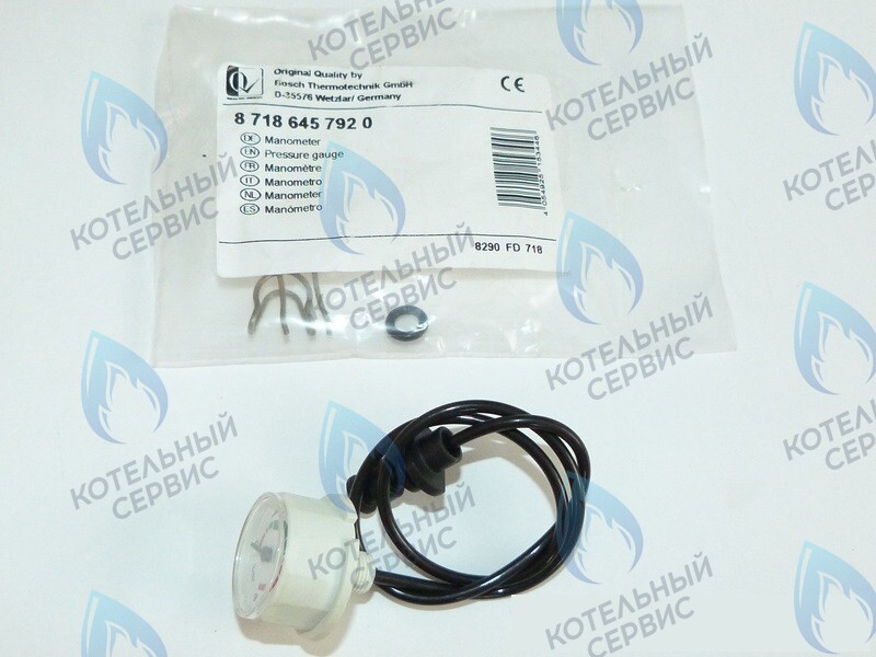 87186457920 Манометр с трубкой BUDERUS в Санкт-Петербурге