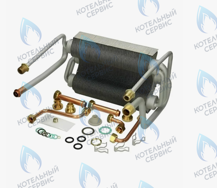 39830930 Теплообменник битермический KIT PACCO UN.24kW S/GRUPPO H2O FERROLI в Санкт-Петербурге