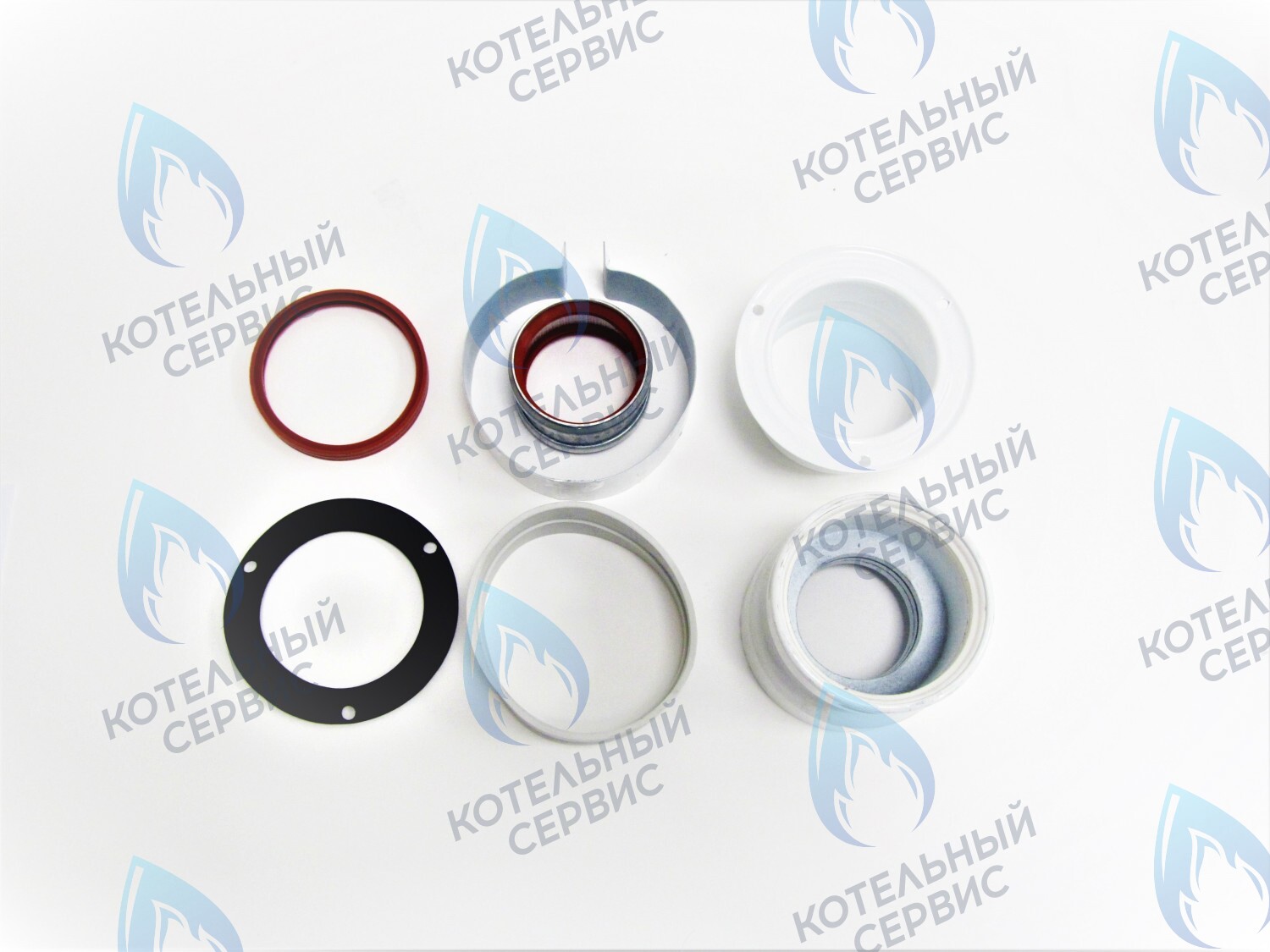 KIT311X0 Комплект патрубков для раздельной системы дымоудаления D80/80 (Wert) в Санкт-Петербурге