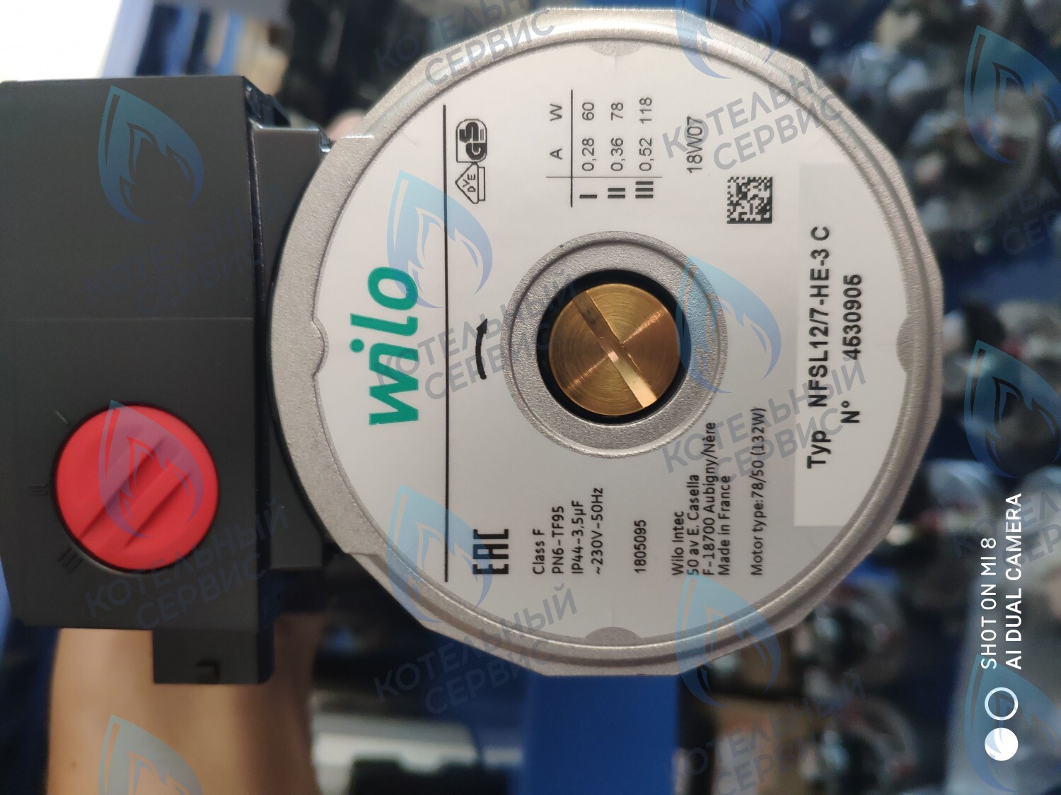 PH-W21CW70-WL118-Комп Двигатель насоса (без улитки) WILO NFSL 12/7 15/7 118w в Санкт-Петербурге