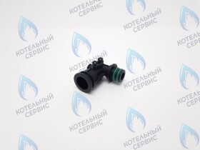 Трубка соединительная 90° KITURAMI ALPHA PLUS S/T